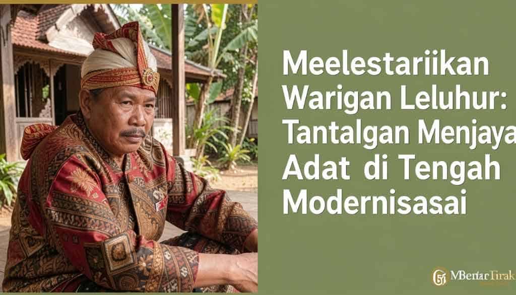 Melestarikan Warisan Leluhur: Strategi Jitu Menjaga Adat di Era Digital