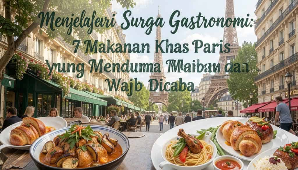 Menjelajahi Surga Gastronomi: 7 Makanan Khas Paris yang Mendunia dan Wajib Dicoba