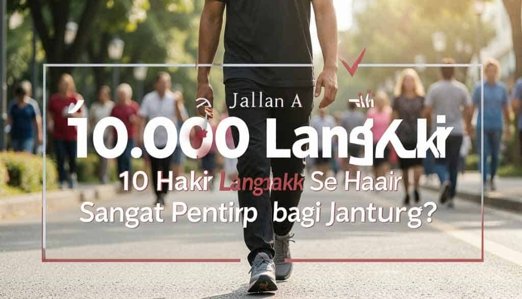 Rahasia Jantung Sehat: Mengapa Jalan Kaki 10.000 Langkah Begitu Vital?